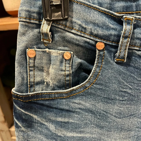 One X One Teaspoon awesome baggies distressed paint splatter pants size 27 - Picture 3 of 9